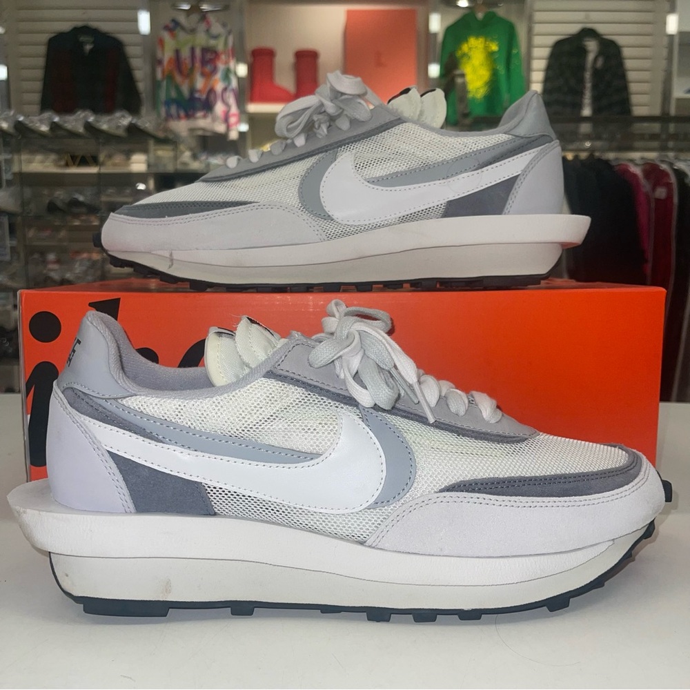 Fragment Design x sacai x LDV Waffle 'Light Smoke Grey' - LIGHTLY WORN W/ BOX